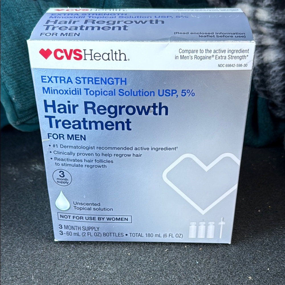 Minoxidil 5% 3 month supply Men’s Rogaine